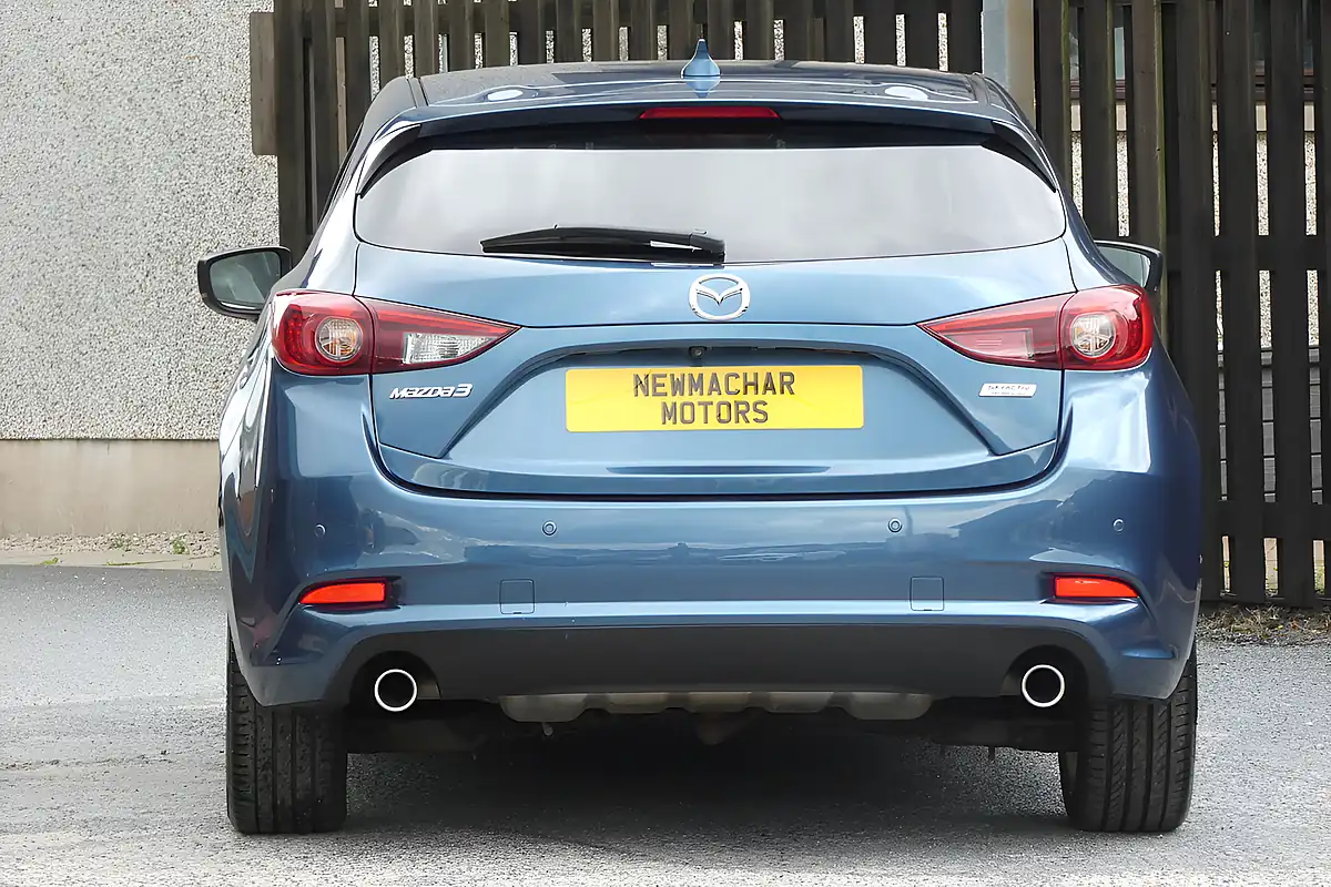 Used 2018 Mazda Mazda3 Sport Nav Blue - Interior and Exterior details 3