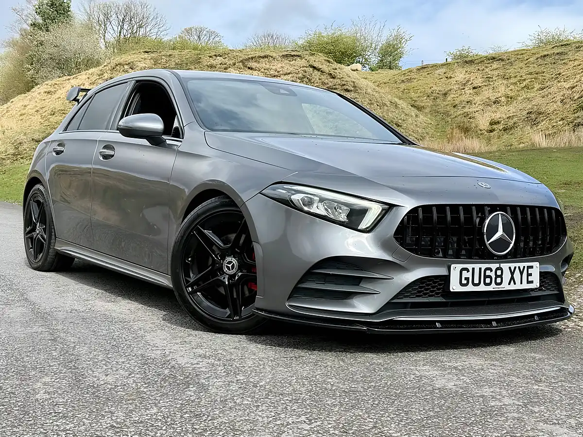 Used 2018 Mercedes A200 AMG Line Grey - Front View
