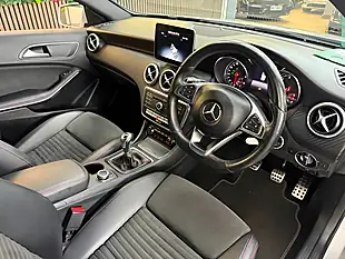 Used 2018 Mercedes-Benz a-Class AMG Line [2X Services & Sat Nav] Silver - Interior and Exterior details 11