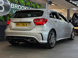 Used 2018 Mercedes-Benz a-Class AMG Line [2X Services & Sat Nav] Silver - Interior and Exterior details 8