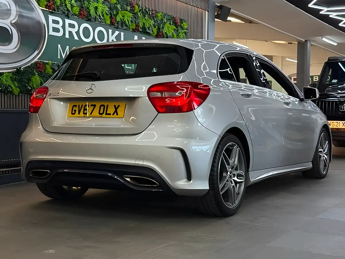 Used 2018 Mercedes-Benz a-Class AMG Line [2X Services & Sat Nav] Silver - Interior and Exterior details 8