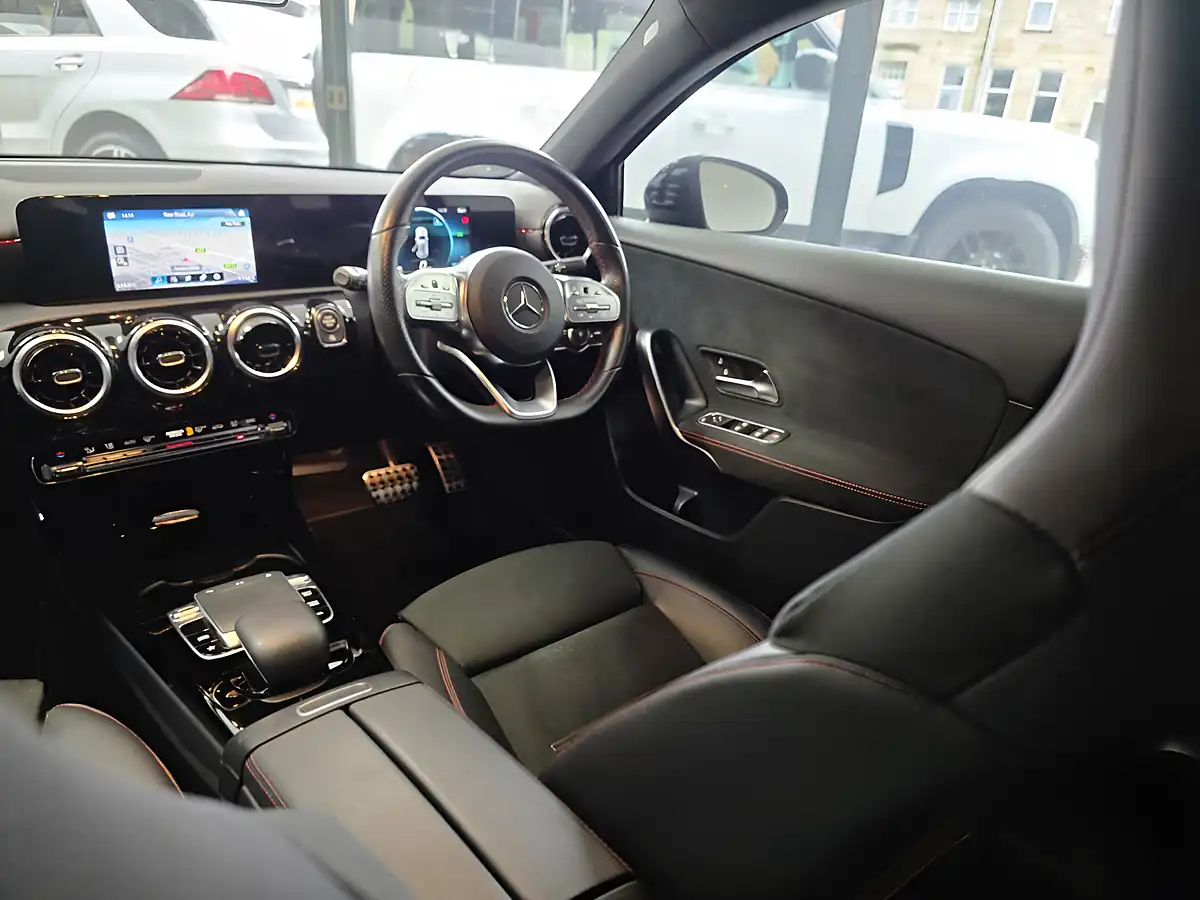Used 2018 Mercedes-Benz a-Class AMG Line Black - Interior and Exterior details 5