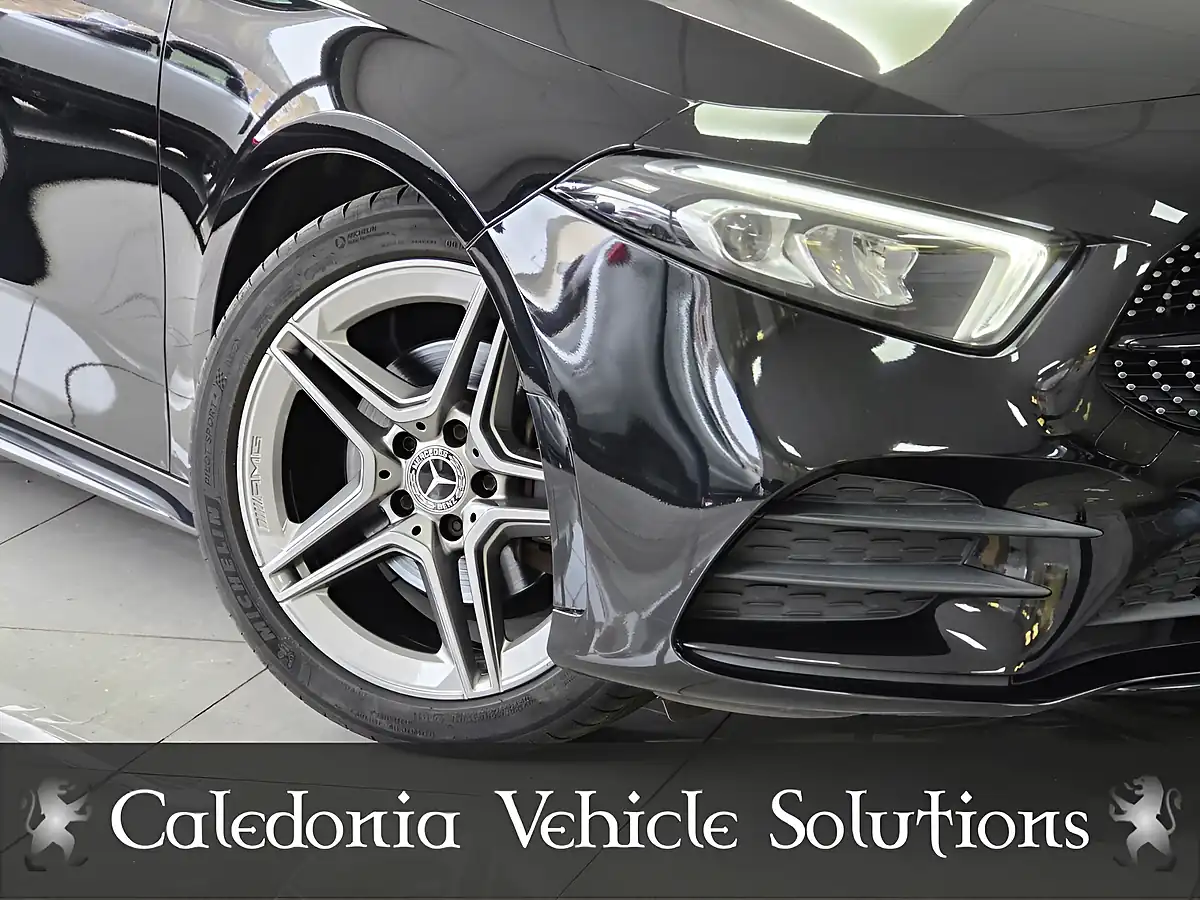 Used 2018 Mercedes-Benz a-Class AMG Line Black - Interior and Exterior details 6