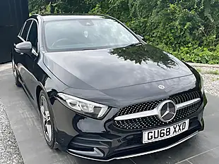 Used 2018 Mercedes-Benz a-Class AMG Line Black - Interior and Exterior details 14