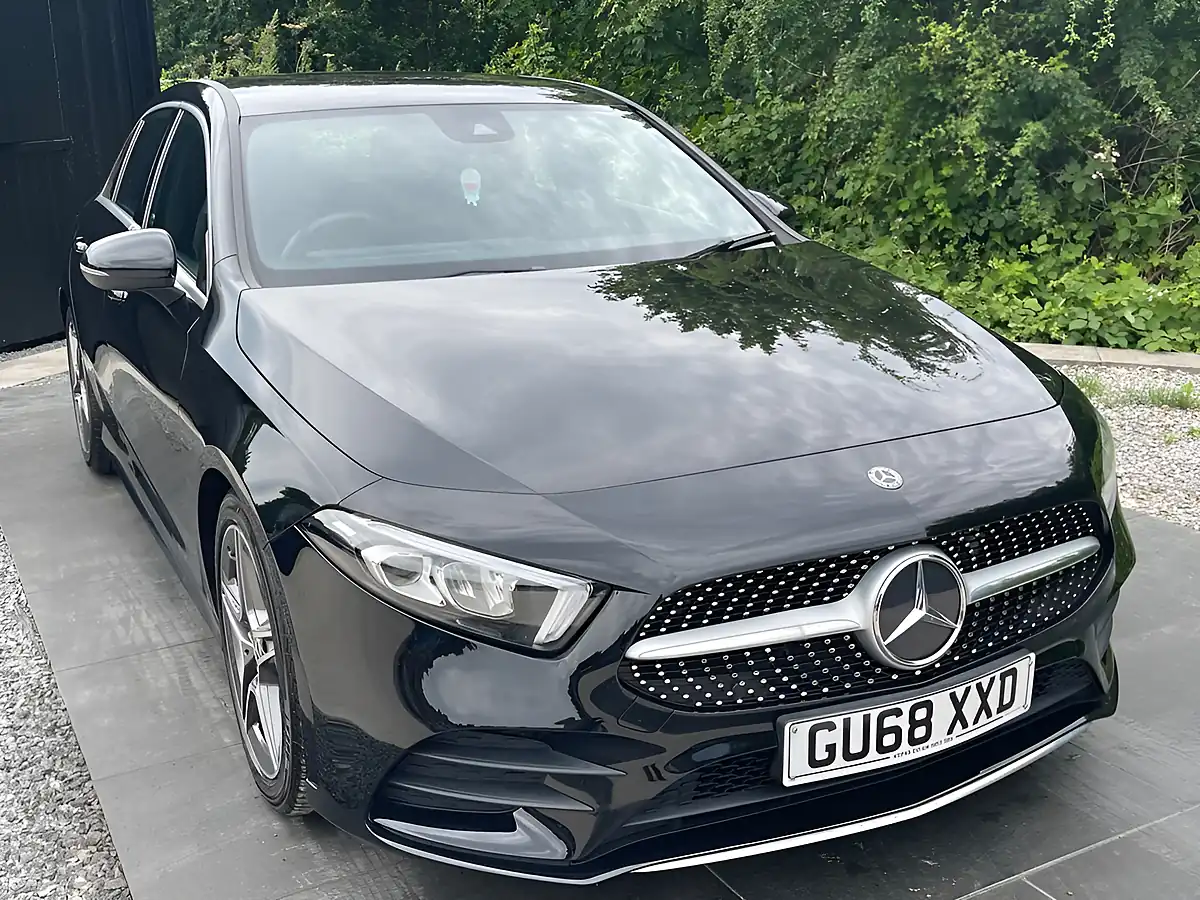 Used 2018 Mercedes-Benz a-Class AMG Line Black - Interior and Exterior details 14