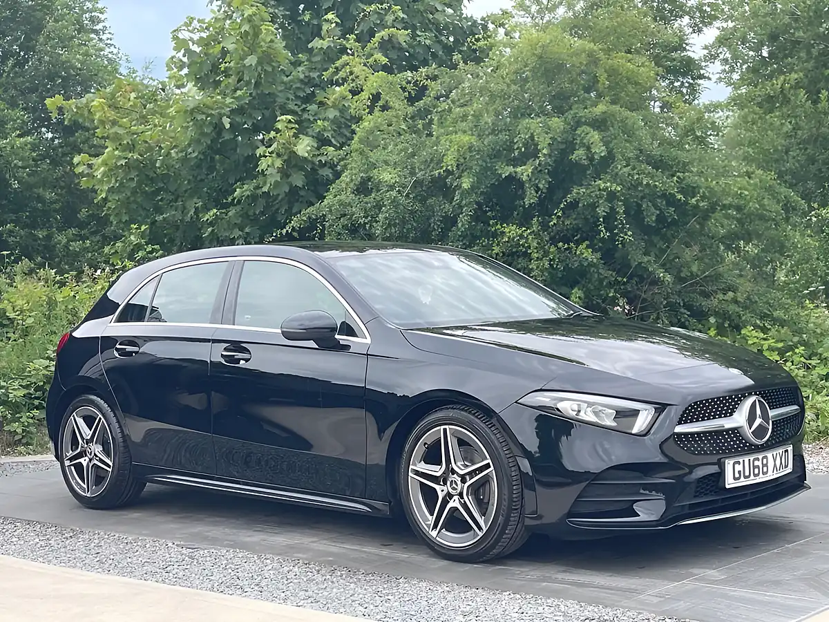 Used 2018 Mercedes-Benz a-Class AMG Line Black - Interior and Exterior details 5