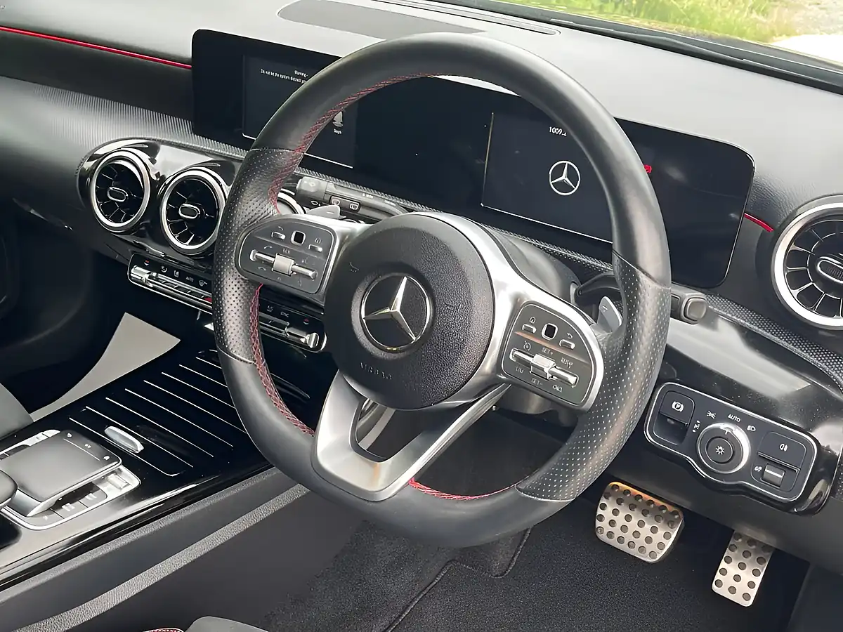 Used 2018 Mercedes-Benz a-Class AMG Line Black - Interior and Exterior details 8