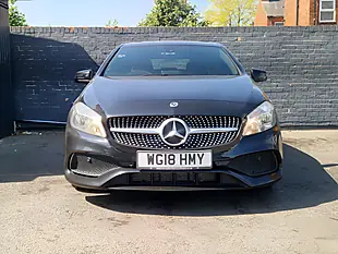 Used 2018 Mercedes-Benz a Class AMG Line Black - Interior and Exterior details 11