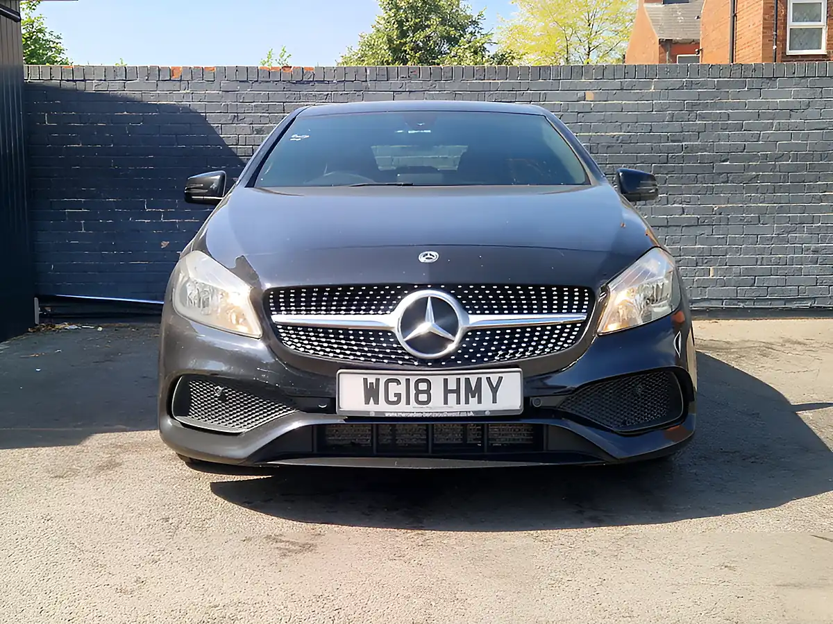 Used 2018 Mercedes-Benz a Class AMG Line Black - Interior and Exterior details 11