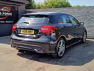 Used 2018 Mercedes-Benz a Class AMG Line Black - Interior and Exterior details 13