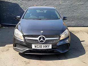 Used 2018 Mercedes-Benz a Class AMG Line Black - Interior and Exterior details 4