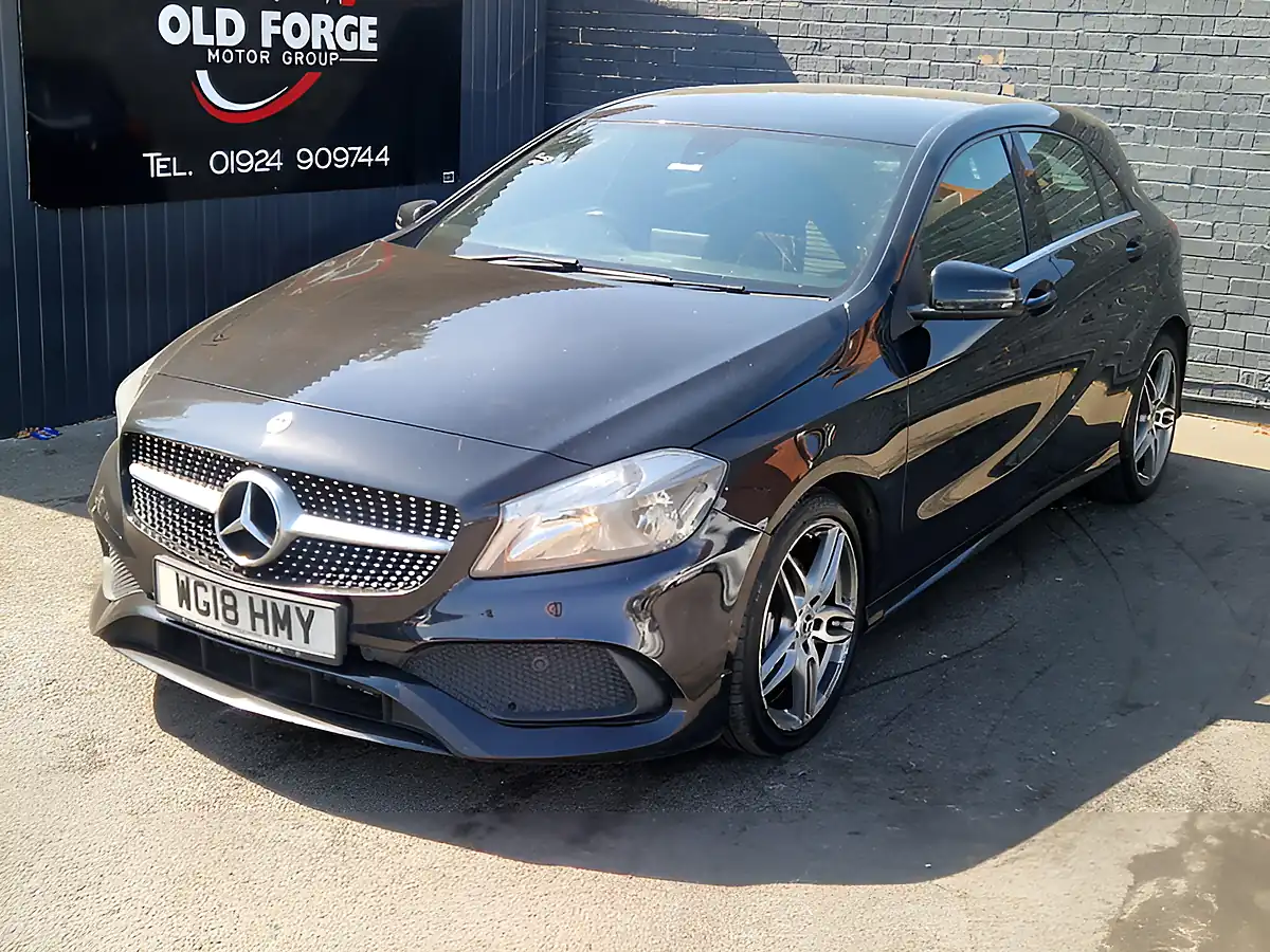 Used 2018 Mercedes-Benz a Class AMG Line Black - Interior and Exterior details 5