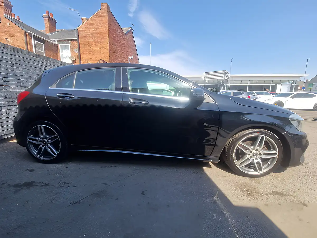 Used 2018 Mercedes-Benz a Class AMG Line Black - Interior and Exterior details 7
