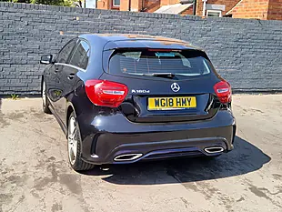 Used 2018 Mercedes-Benz a Class AMG Line Black - Interior and Exterior details 8