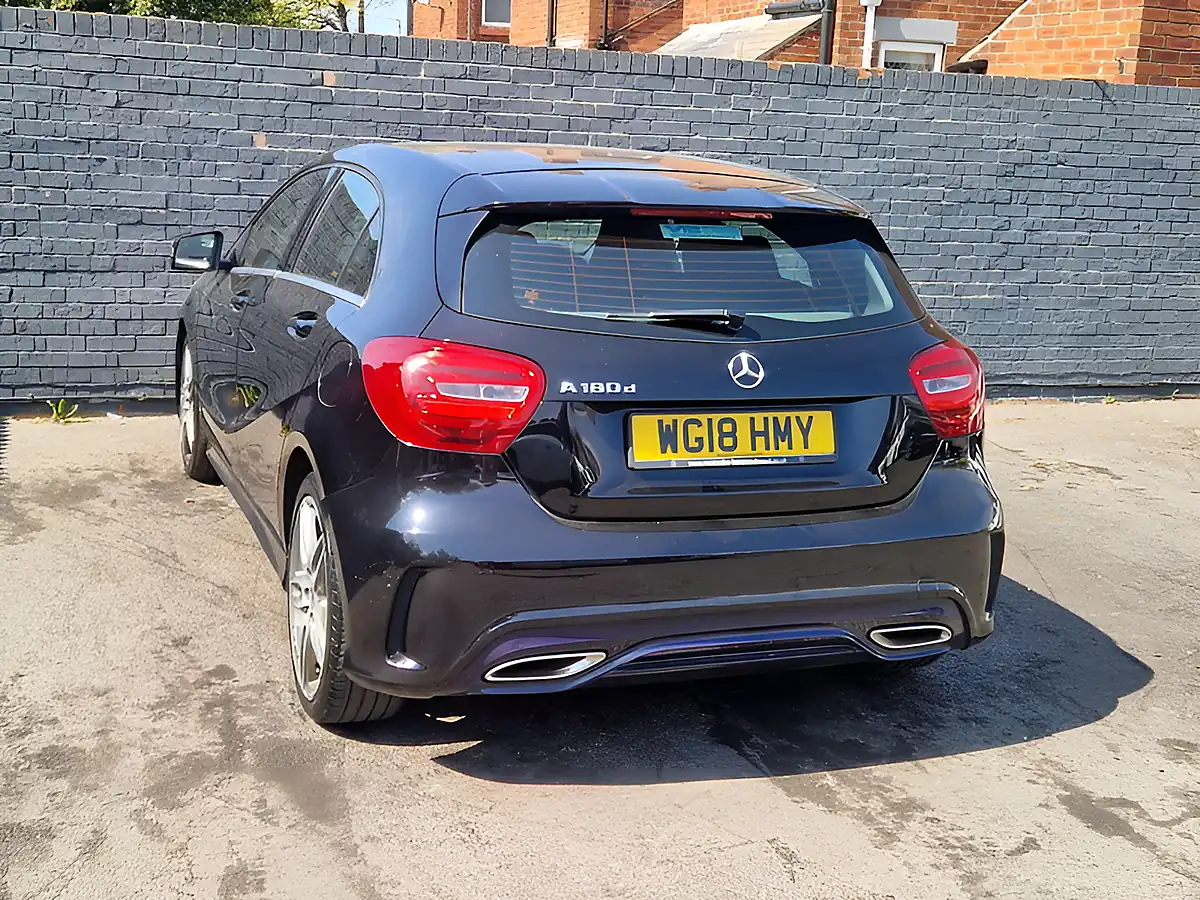 Used 2018 Mercedes-Benz a Class AMG Line Black - Interior and Exterior details 8