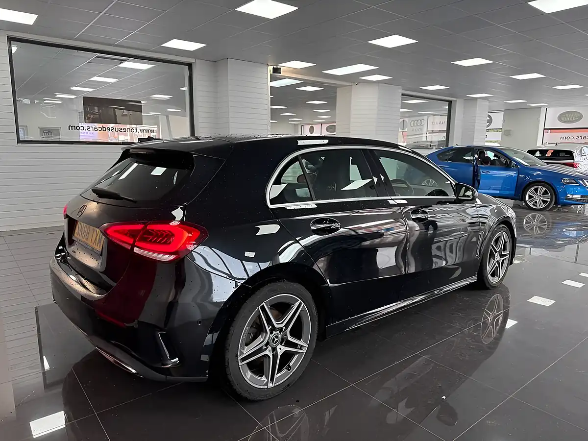 Used 2018 Mercedes-Benz a Class AMG Line Black - Interior and Exterior details 2