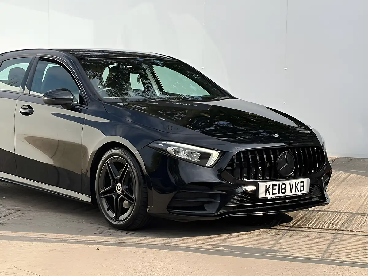 Used 2018 Mercedes-Benz a Class AMG Line Black - Interior and Exterior details 2