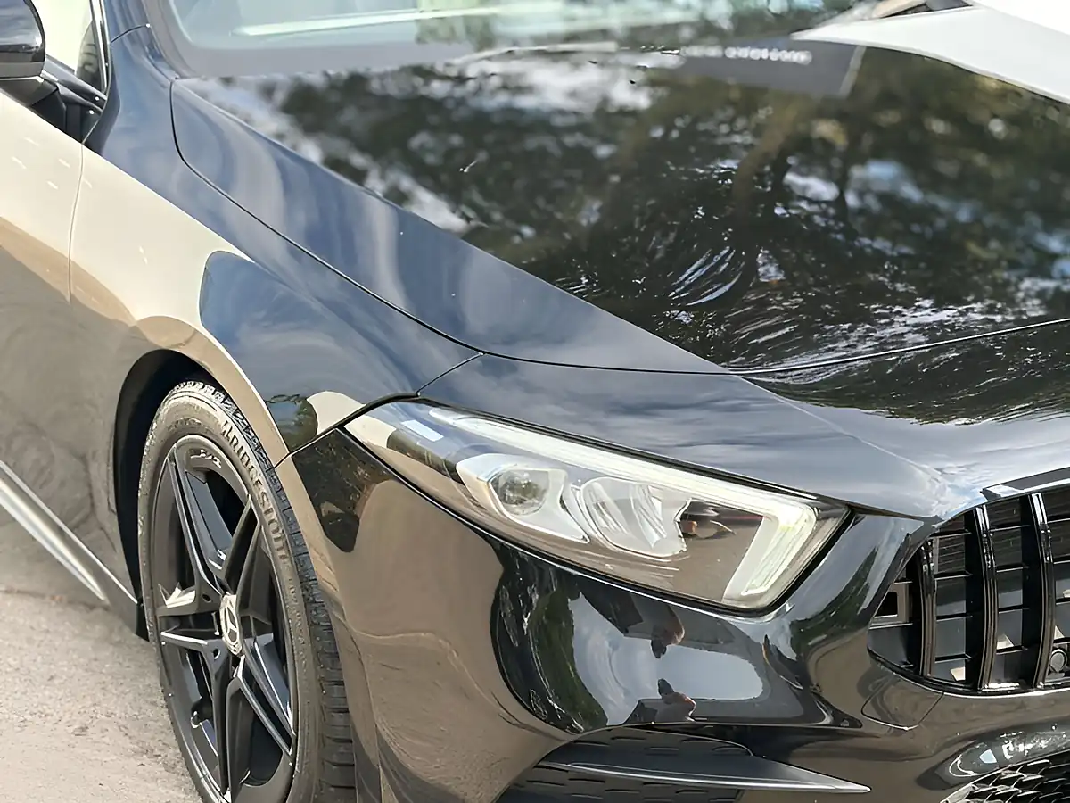 Used 2018 Mercedes-Benz a Class AMG Line Black - Interior and Exterior details 4