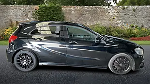Used 2018 Mercedes-Benz a Class AMG Line Black - Interior and Exterior details 4