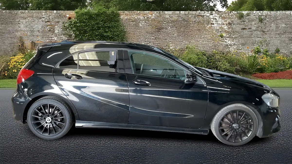 Used 2018 Mercedes-Benz a Class AMG Line Black - Interior and Exterior details 4