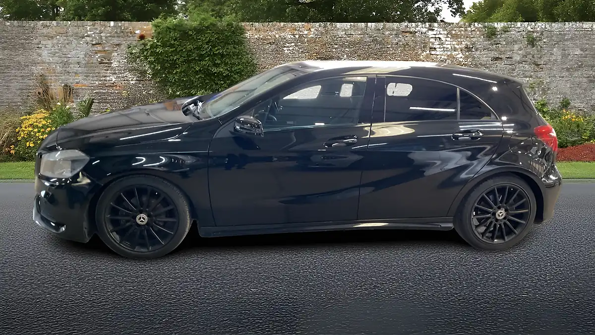 Used 2018 Mercedes-Benz a Class AMG Line Black - Interior and Exterior details 6
