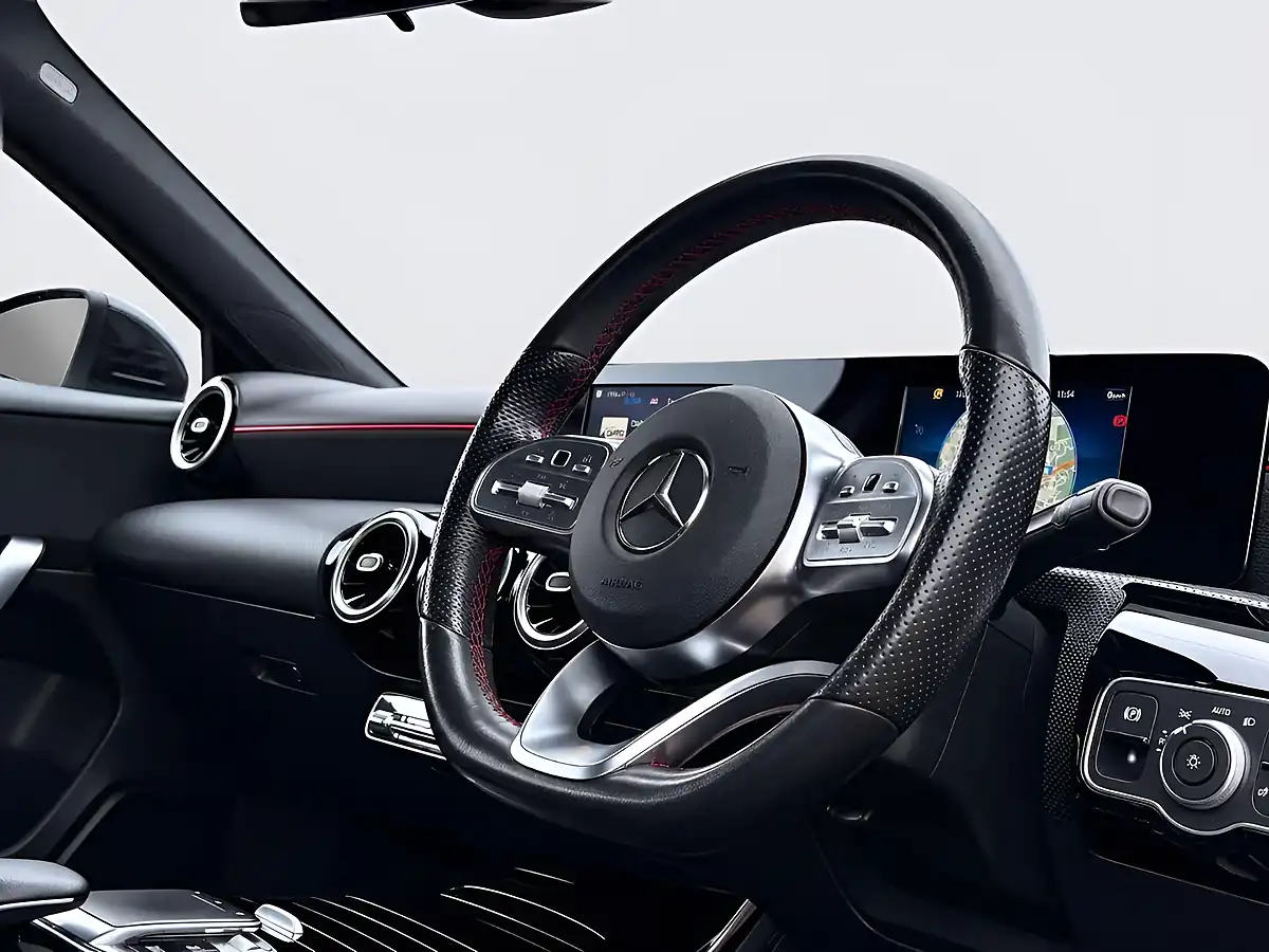 Used 2018 Mercedes-Benz a Class AMG Line Black - Interior and Exterior details 11