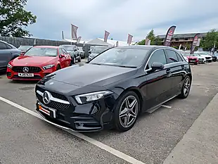 Used 2018 Mercedes-Benz a Class AMG Line (executive) Black - Interior and Exterior details 4