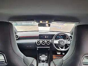 Used 2018 Mercedes-Benz a Class AMG Line (executive) Black - Interior and Exterior details 8