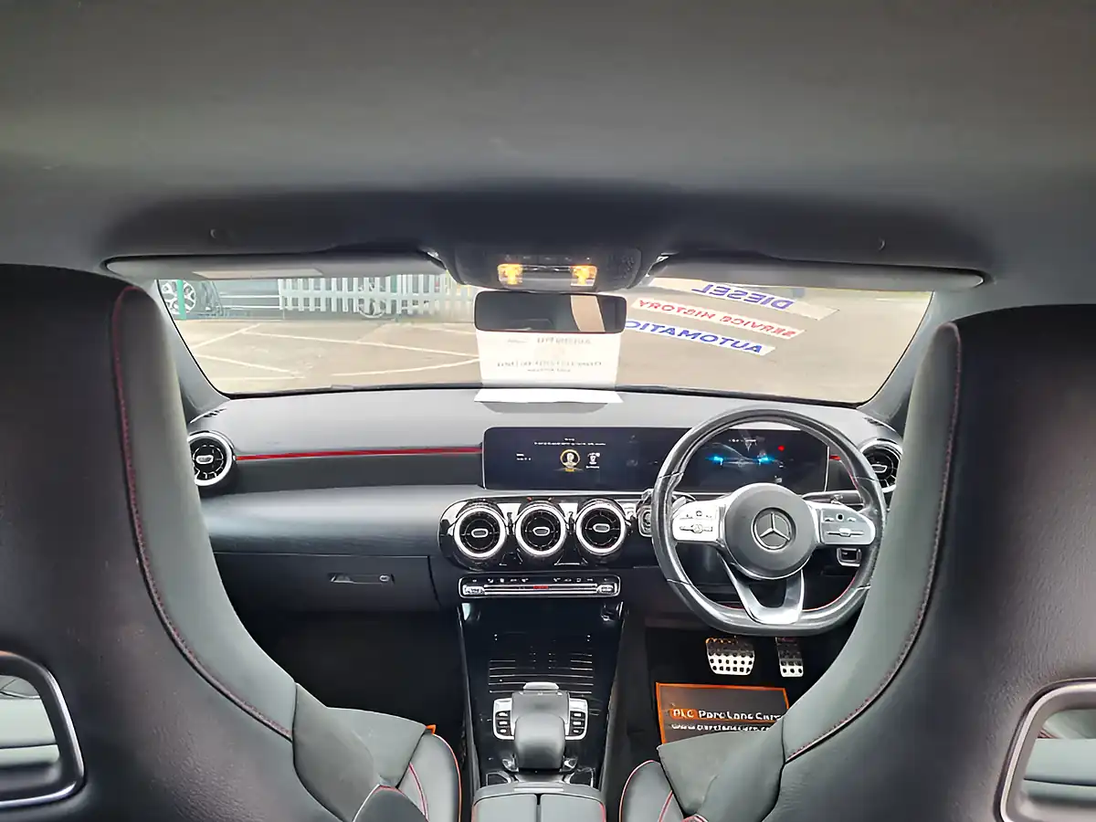 Used 2018 Mercedes-Benz a Class AMG Line (executive) Black - Interior and Exterior details 8
