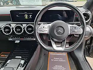 Used 2018 Mercedes-Benz a Class AMG Line (executive) Black - Interior and Exterior details 9