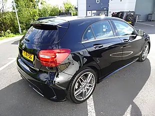 Used 2018 Mercedes-Benz a Class AMG Line Executive Black - Interior and Exterior details 11