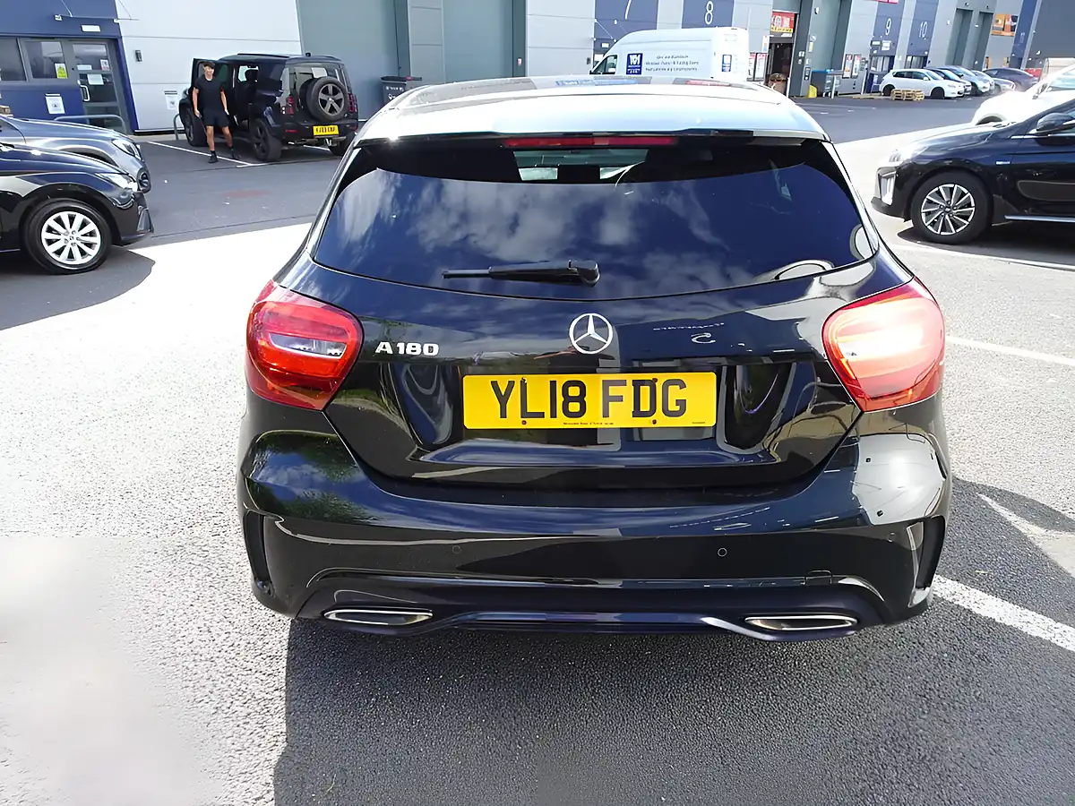 Used 2018 Mercedes-Benz a Class AMG Line Executive Black - Interior and Exterior details 13