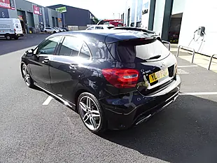 Used 2018 Mercedes-Benz a Class AMG Line Executive Black - Interior and Exterior details 15