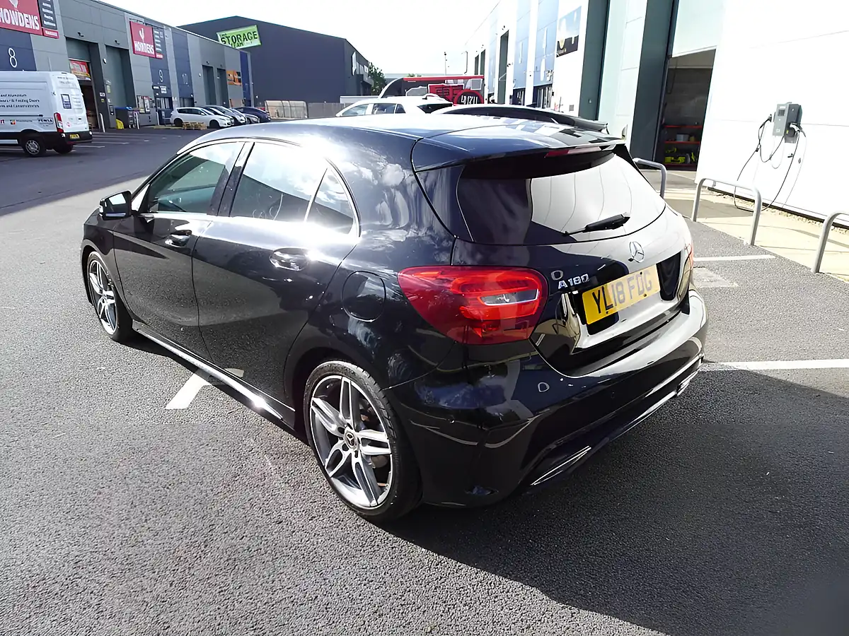 Used 2018 Mercedes-Benz a Class AMG Line Executive Black - Interior and Exterior details 15