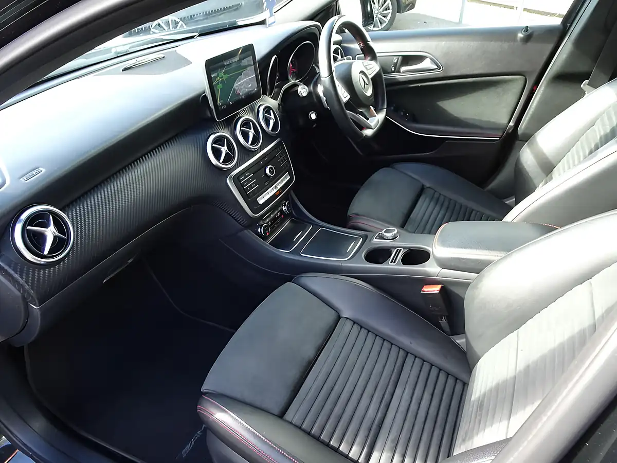 Used 2018 Mercedes-Benz a Class AMG Line Executive Black - Interior and Exterior details 2