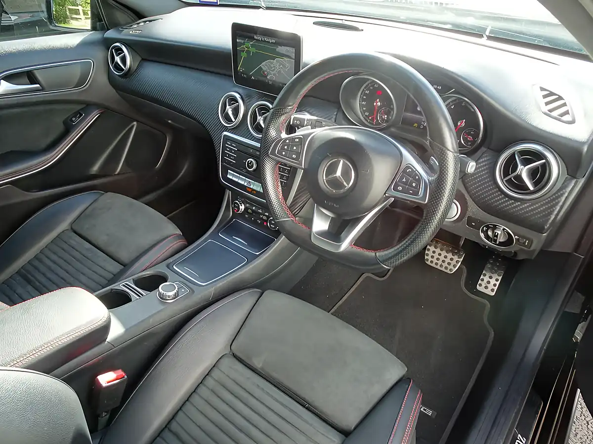 Used 2018 Mercedes-Benz a Class AMG Line Executive Black - Interior and Exterior details 7