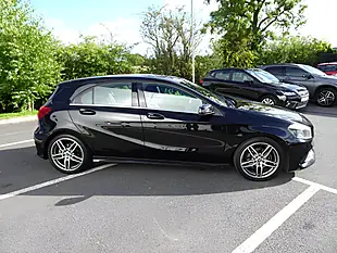 Used 2018 Mercedes-Benz a Class AMG Line Executive Black - Interior and Exterior details 9