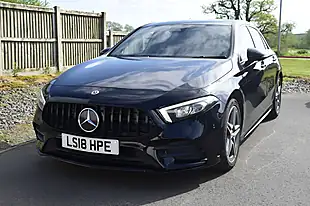 Used 2018 Mercedes-Benz a-Class AMG Line Executive Cosmos Black - Interior and Exterior details 10
