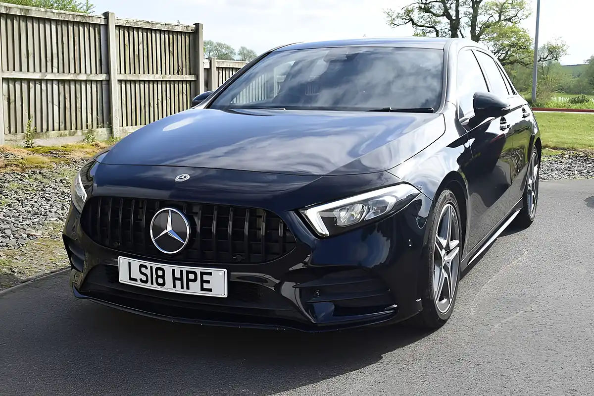 Used 2018 Mercedes-Benz a-Class AMG Line Executive Cosmos Black - Interior and Exterior details 10