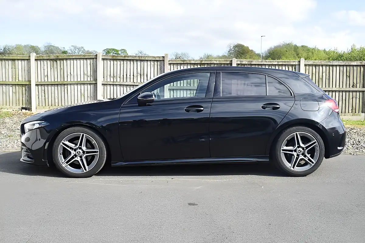 Used 2018 Mercedes-Benz a-Class AMG Line Executive Cosmos Black - Interior and Exterior details 11