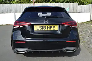 Used 2018 Mercedes-Benz a-Class AMG Line Executive Cosmos Black - Interior and Exterior details 13
