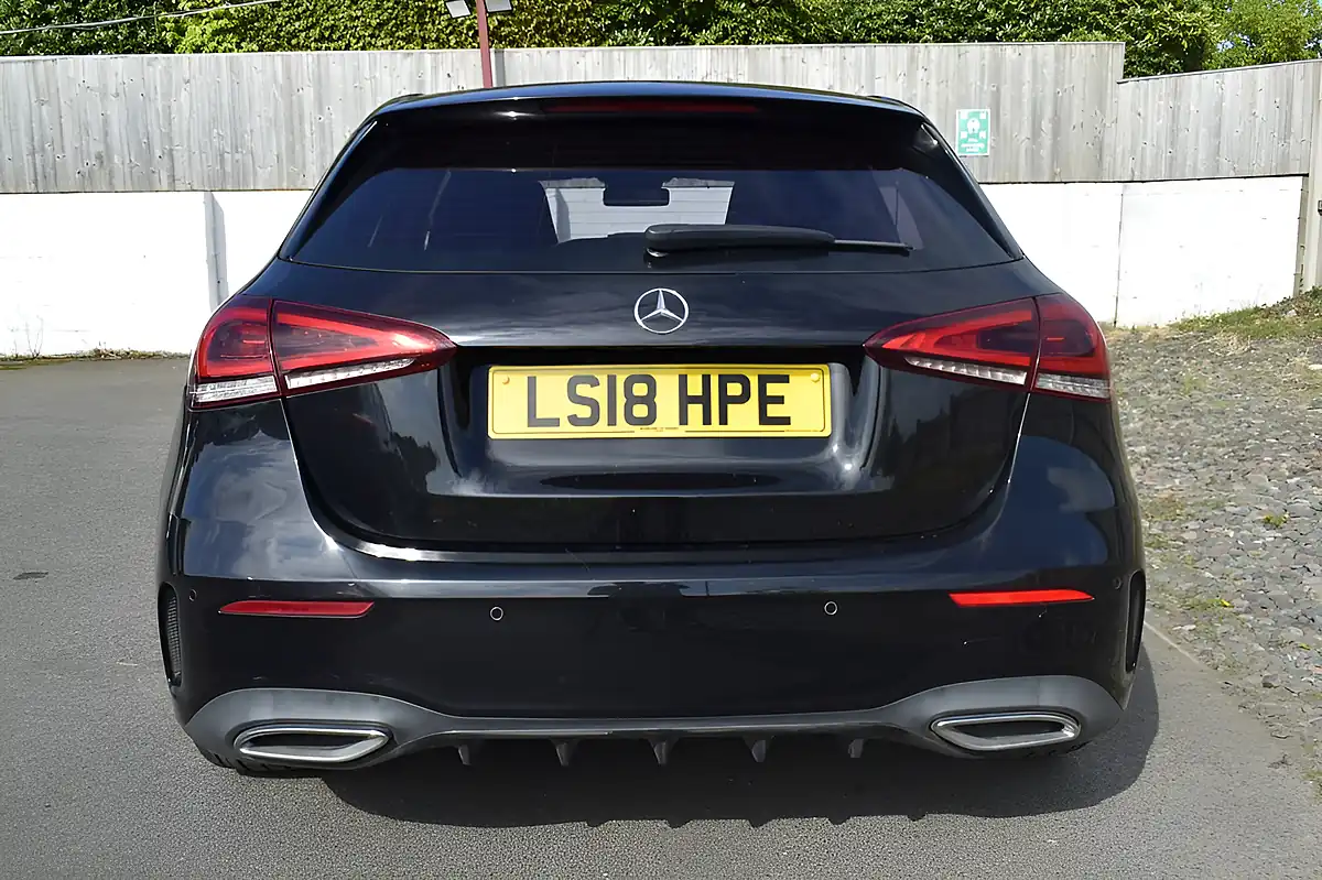 Used 2018 Mercedes-Benz a-Class AMG Line Executive Cosmos Black - Interior and Exterior details 13