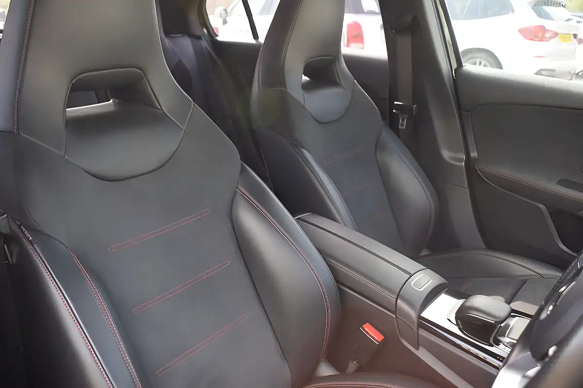 Used 2018 Mercedes-Benz a-Class AMG Line Executive Cosmos Black - Interior and Exterior details 16
