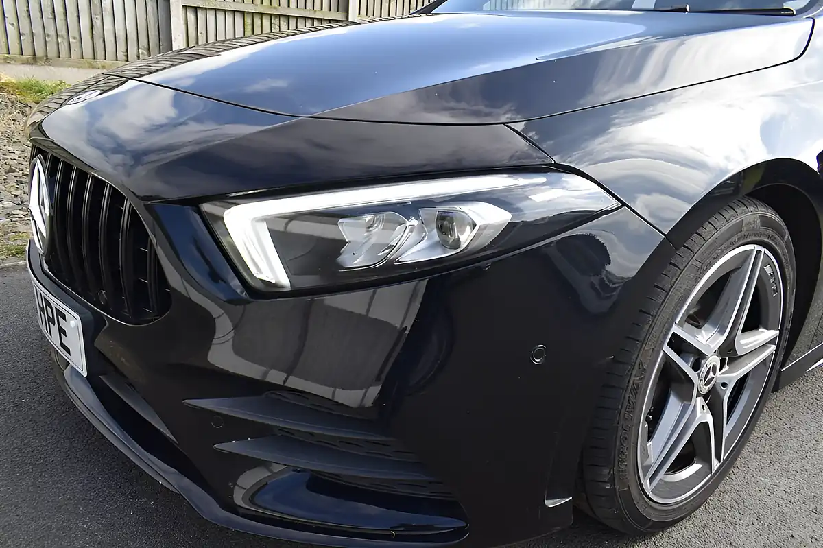 Used 2018 Mercedes-Benz a-Class AMG Line Executive Cosmos Black - Interior and Exterior details 17