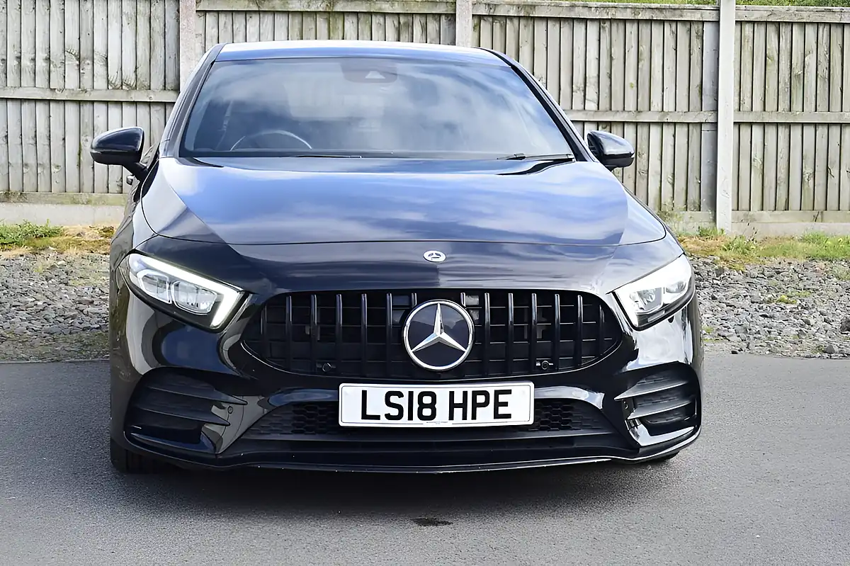 Used 2018 Mercedes-Benz a-Class AMG Line Executive Cosmos Black - Interior and Exterior details 2