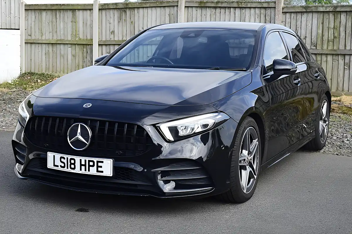 Used 2018 Mercedes-Benz a-Class AMG Line Executive Cosmos Black - Interior and Exterior details 3