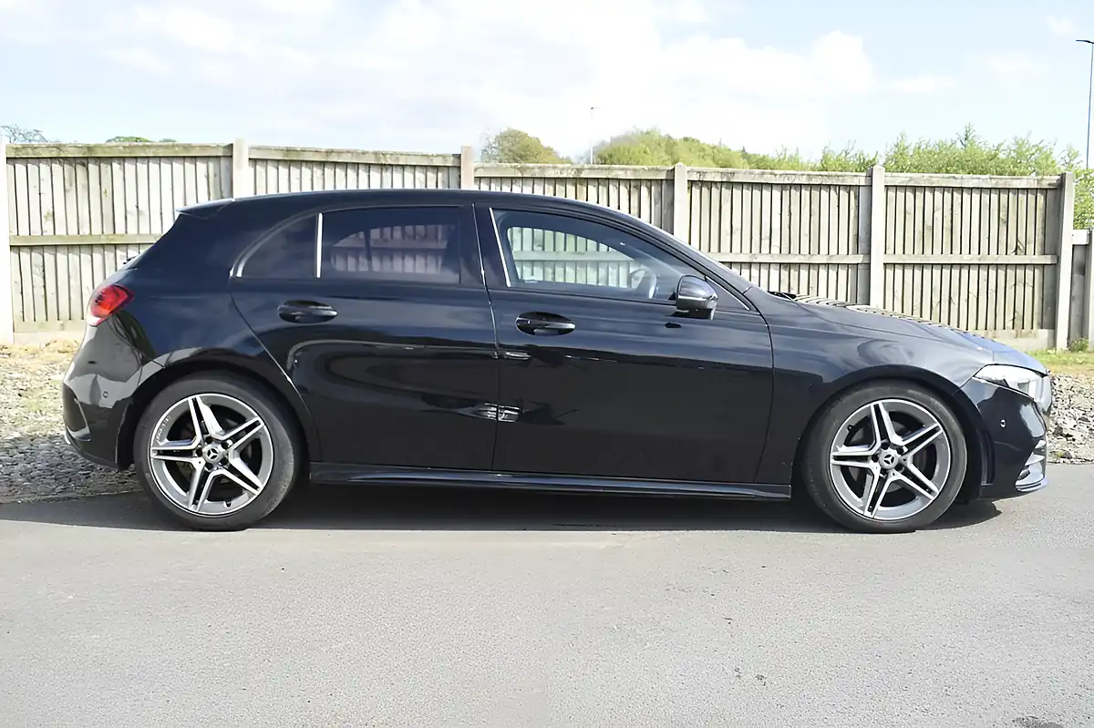 Used 2018 Mercedes-Benz a-Class AMG Line Executive Cosmos Black - Interior and Exterior details 6