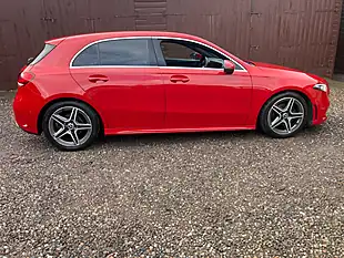 Used 2018 Mercedes-Benz a-Class AMG Line Executive Red - Interior and Exterior details 5