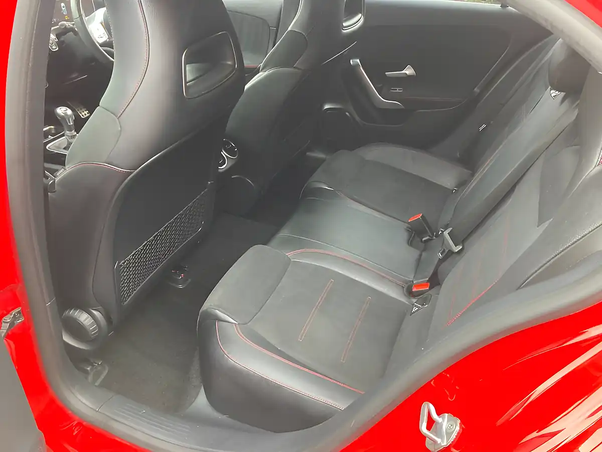 Used 2018 Mercedes-Benz a-Class AMG Line Executive Red - Interior and Exterior details 8