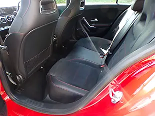 Used 2018 Mercedes-Benz a Class AMG Line Executive Red - Interior and Exterior details 11